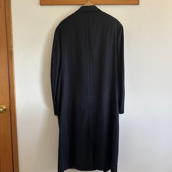 Vintage Brooks Brothers Men’s Charcoal Grey Overcoat - Picture 2 of 16